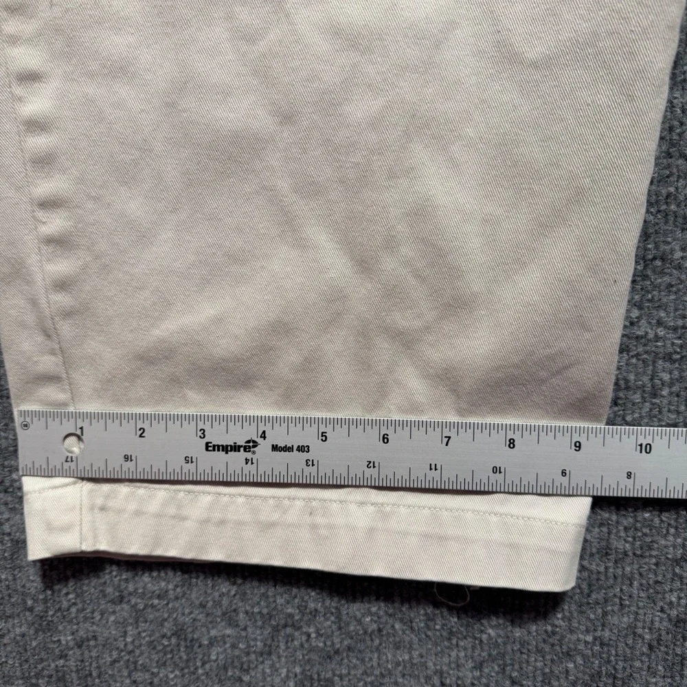 Polo Ralph Lauren Andrew Pant 40x29 Khaki Pleated Mens Classic Chino ( Fits 36 )
